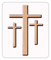 240 DF35 517 WT CP 3 Crosses White Copper